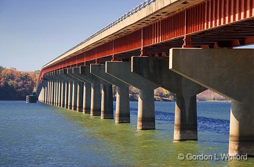 Tennessee River Bridge_24890.jpg - Photographed along the Natchez Trace Parkway in Alabama, USA.